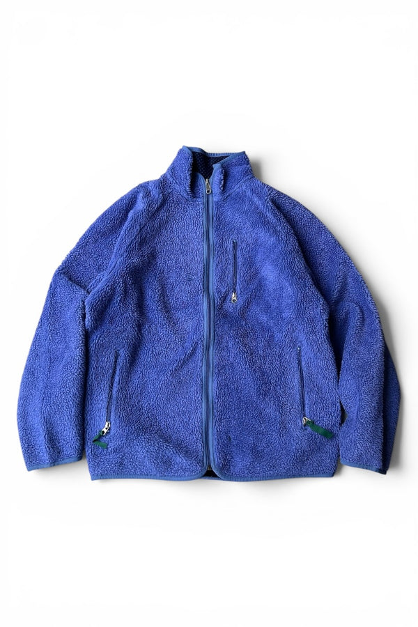 MADE IN USA 97'S RETRO CARDIGAN ZIP FLEECE JACKET / BLUE [SIZE: L USED]