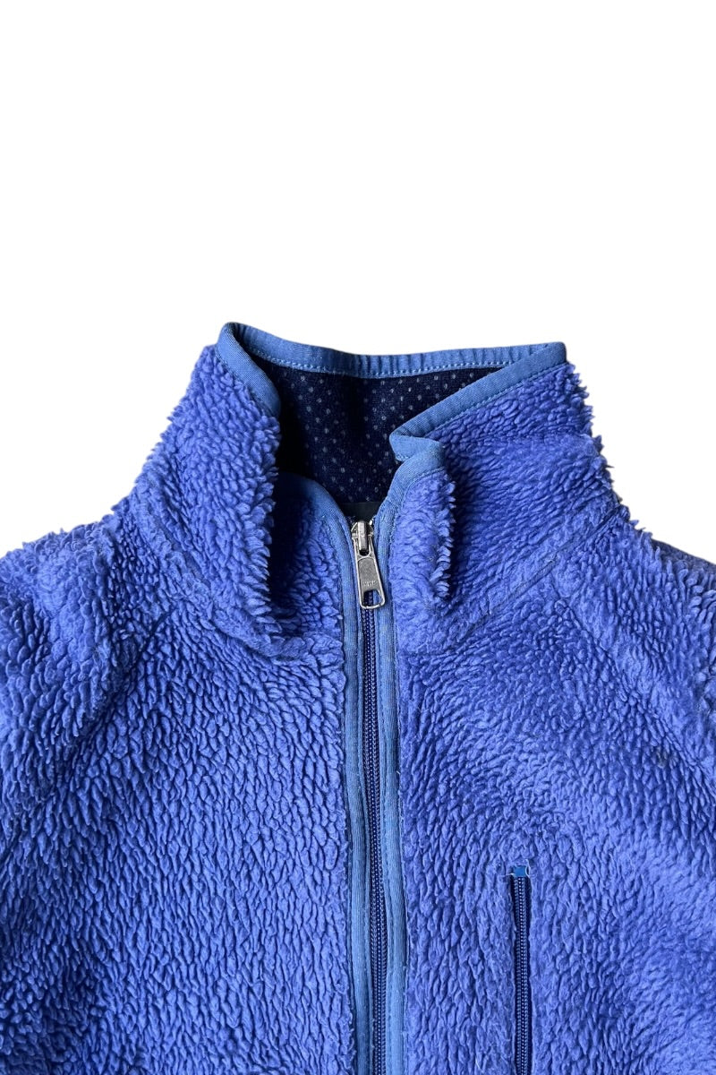 MADE IN USA 97'S RETRO CARDIGAN ZIP FLEECE JACKET / BLUE [SIZE: L USED]