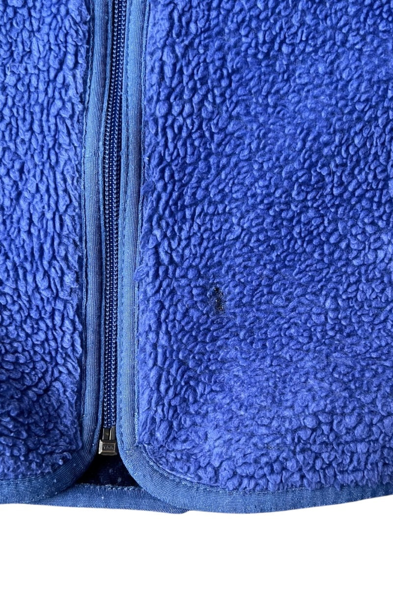 MADE IN USA 97'S RETRO CARDIGAN ZIP FLEECE JACKET / BLUE [SIZE: L USED]