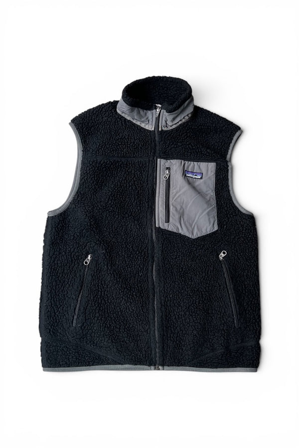 11'S CLASSIC RETORO X FLEECE VEST / BLACK [SIZE: M USED]