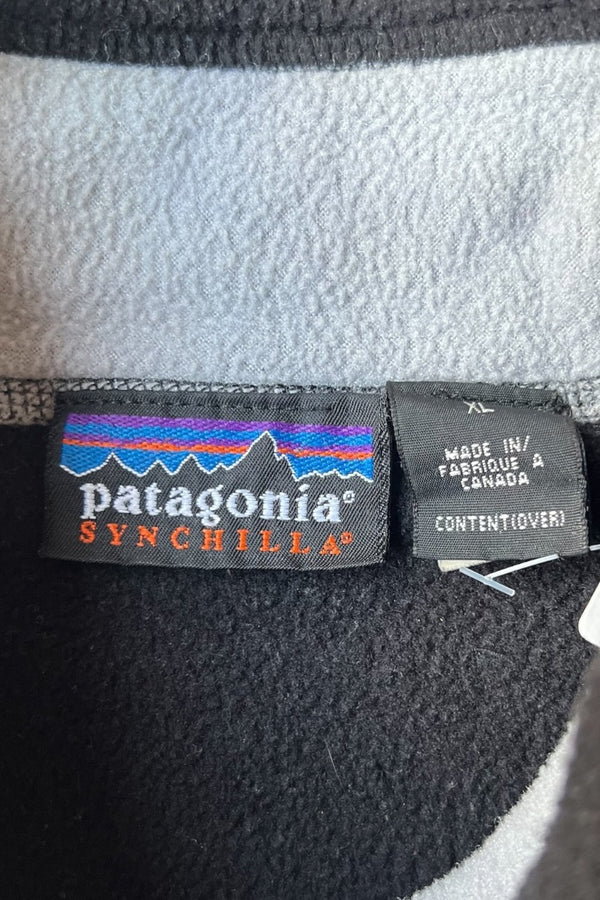 MADE IN CANADA 09'S SYNCHILLA FLEECE VEST / BLACK [SIZE: XL USED]