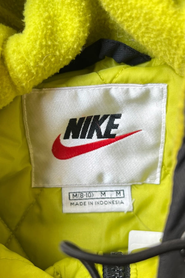 90'S NYLON PULL OVER JAKCET / BLACK [SIZE: M USED]