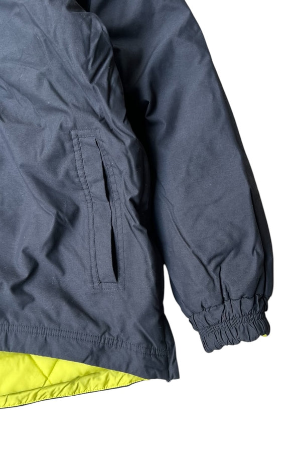 90'S NYLON PULL OVER JAKCET / BLACK [SIZE: M USED]