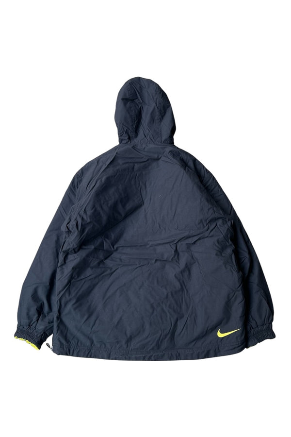 90'S NYLON PULL OVER JAKCET / BLACK [SIZE: M USED]