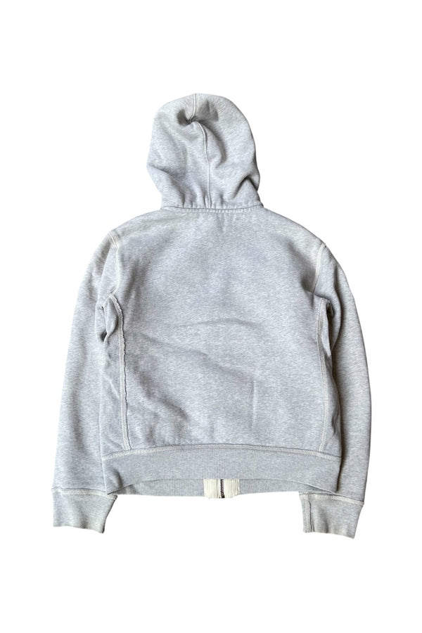 ZIP SWEAT HOODIE W/BOA FLEECE LINER / GRAY [SIZE: M USED]