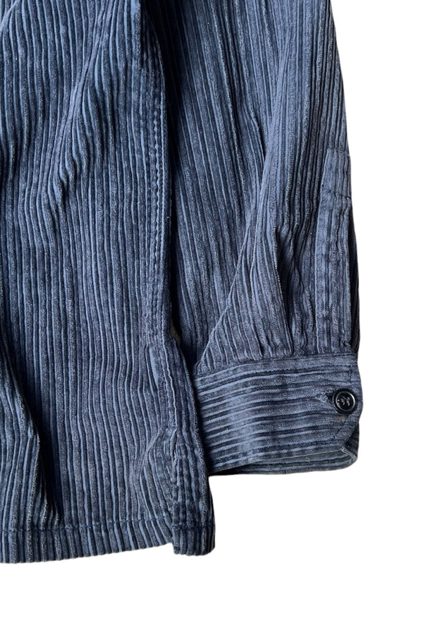 90'S SILVER TAB CORDUROY ZIP JACKET / BLACK [SIZE: L USED]
