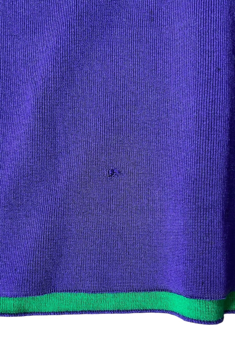 MADE IN ITALY 21AW HIGH-NECK KNIT SWEATER / PURPLE [SIZE: 46 USED]