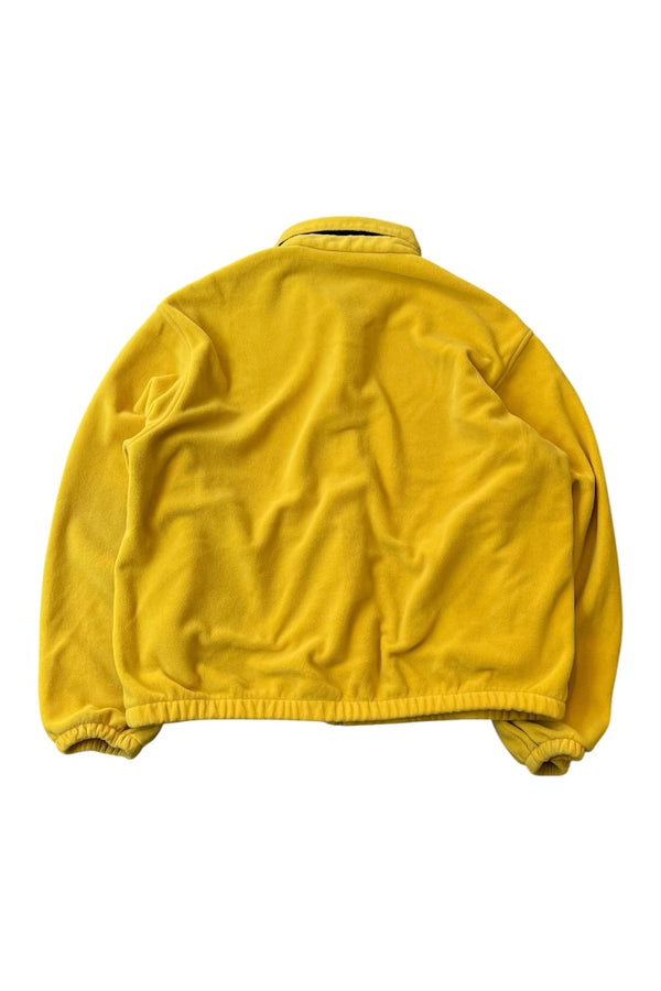 MADE IN USA 90'S POLARTEC FLEECE ZIP JACKET / YELLOW [SIZE: XL USED]
