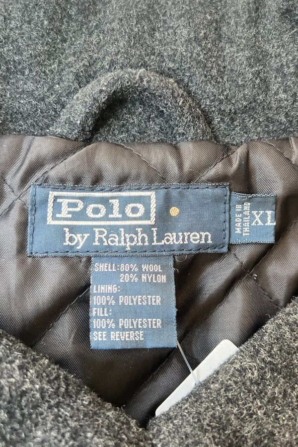 90'S WOOL HUNTING COAT / GRAY [SIZE: XL USED]