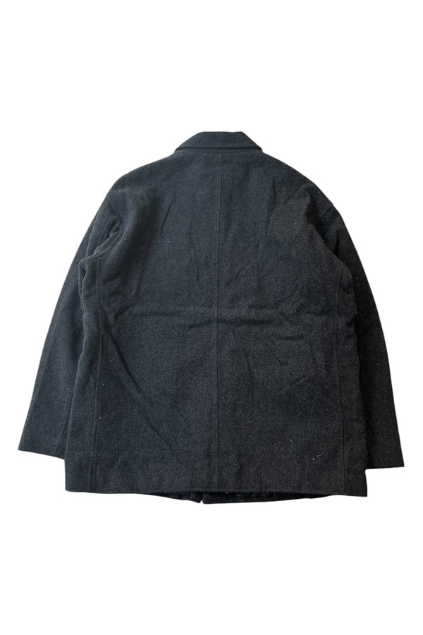 90'S WOOL HUNTING COAT / GRAY [SIZE: XL USED]