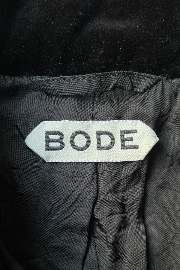 MADE IN NEW YORK VELOUR JACKET / BLACK [SIZE: S USED]