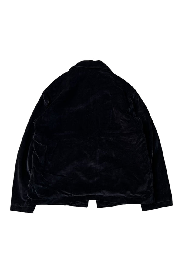 MADE IN NEW YORK VELOUR JACKET / BLACK [SIZE: S USED]