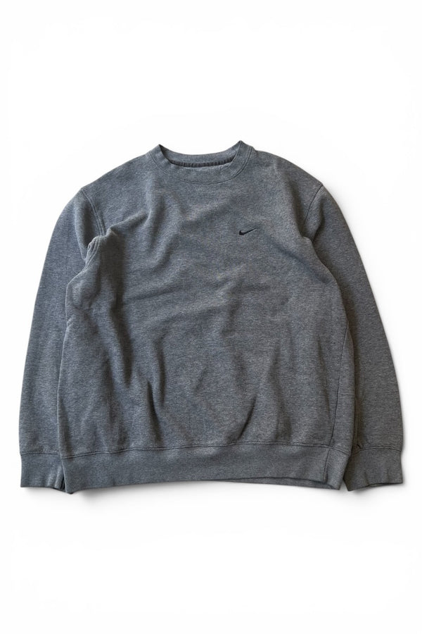 MADE IN TURKEY Y2K EARLY 00'S SWEATSHIRT / GRAY [SIZE: L USED]
