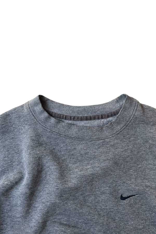 MADE IN TURKEY Y2K EARLY 00'S SWEATSHIRT / GRAY [SIZE: L USED]
