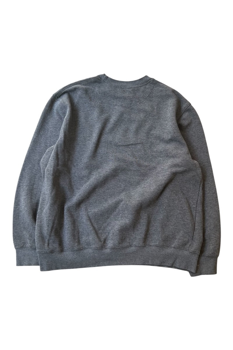 MADE IN TURKEY Y2K EARLY 00'S SWEATSHIRT / GRAY [SIZE: L USED]