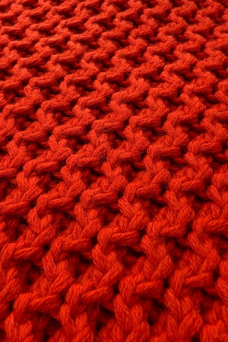 16-18'S MADE IN ITALY 17AW 205W39NYC KNIT SWEATER / ORANGE [SIZE: S USED]