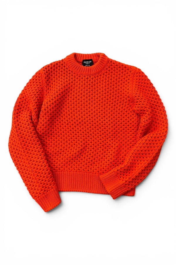 16-18'S MADE IN ITALY 17AW 205W39NYC KNIT SWEATER / ORANGE [SIZE: S USED]