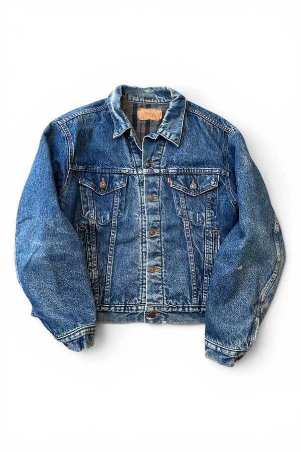 MADE IN USA 80'S 70506 0316 DENIM JACKET W / WOOL LINER / INDIGO [SIZE: 50 USED]