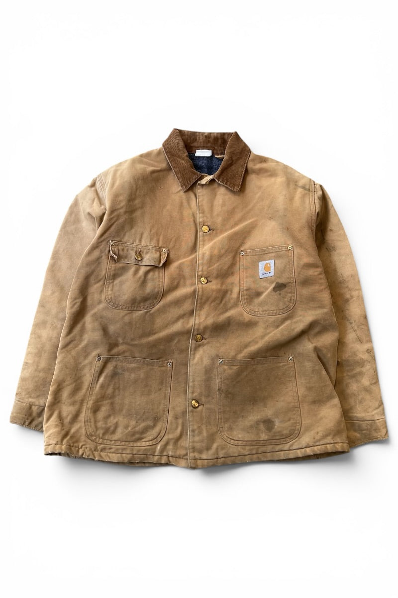 DUCK MICHIGAN CHORE COAT W/BLANKET LINER USA企画品 / BEIGE [SIZE: L USED]