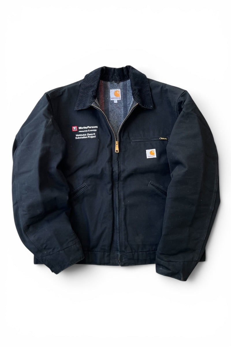 MADE IN USA 15'S WORLEY PARSONS ADVERTISING DETROIT JACKET W/BLANKET LINER USA企画品 / BLACK [SIZE: L USED]