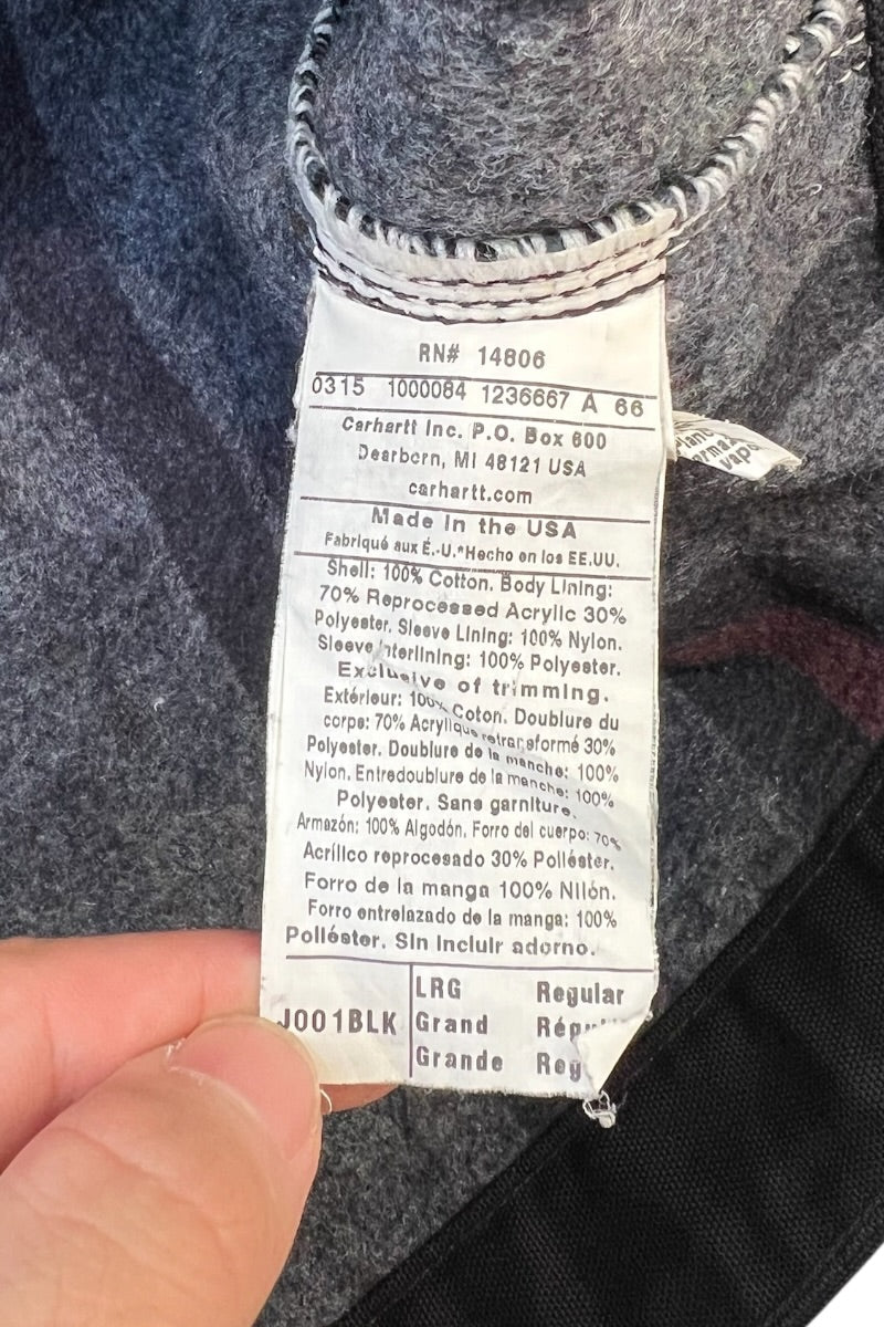 MADE IN USA 15'S WORLEY PARSONS ADVERTISING DETROIT JACKET W/BLANKET LINER USA企画品 / BLACK [SIZE: L USED]