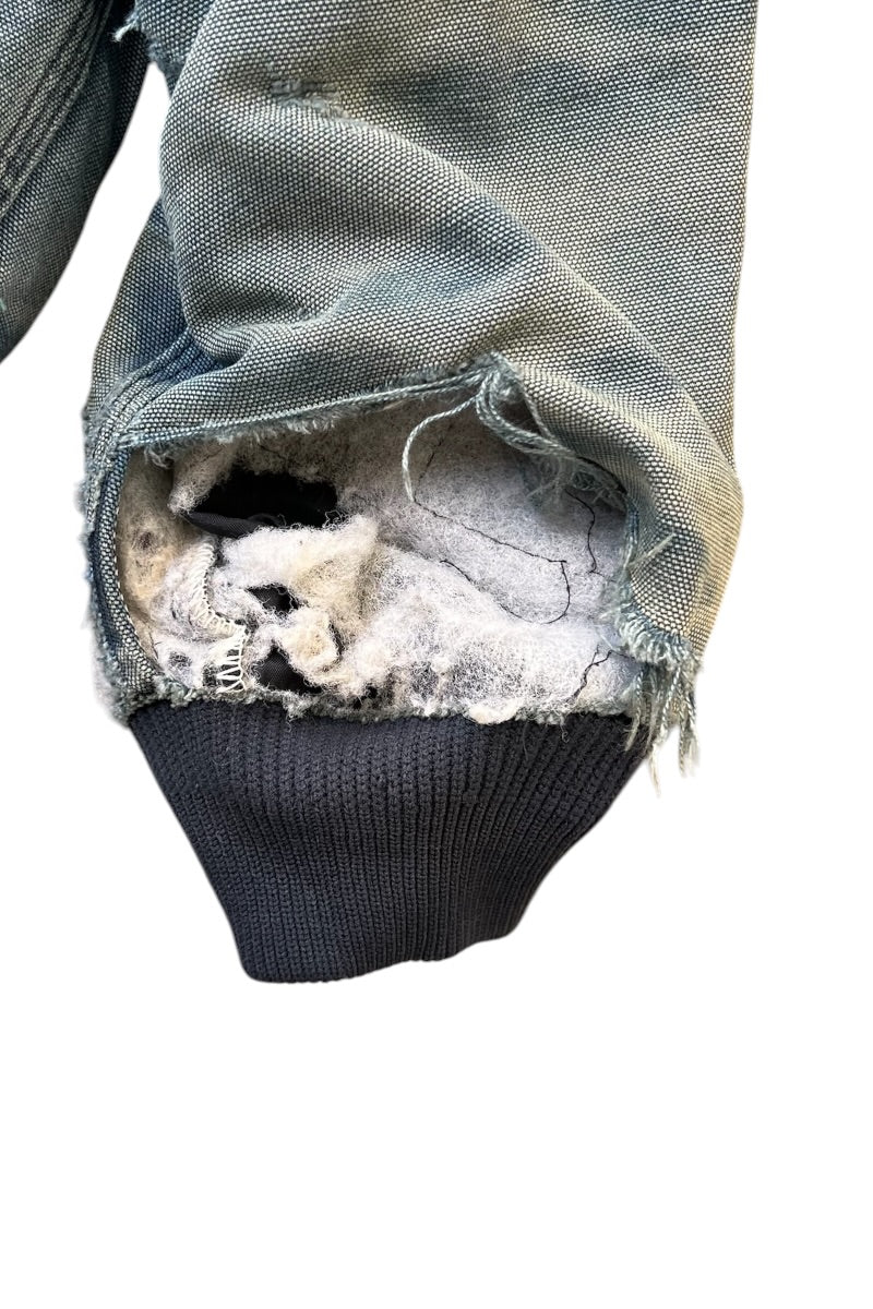 DAMAGED DUCK ACTIVE JACKET W/FLEECE LINER USA企画品 / LIGHT BULE [SIZE: L USED]
