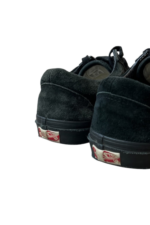 MADE IN ITALY DIAMANTE LEATHER LOAFERS / BLACK [SIZE: US9 (equivalent to 27cm) USED]