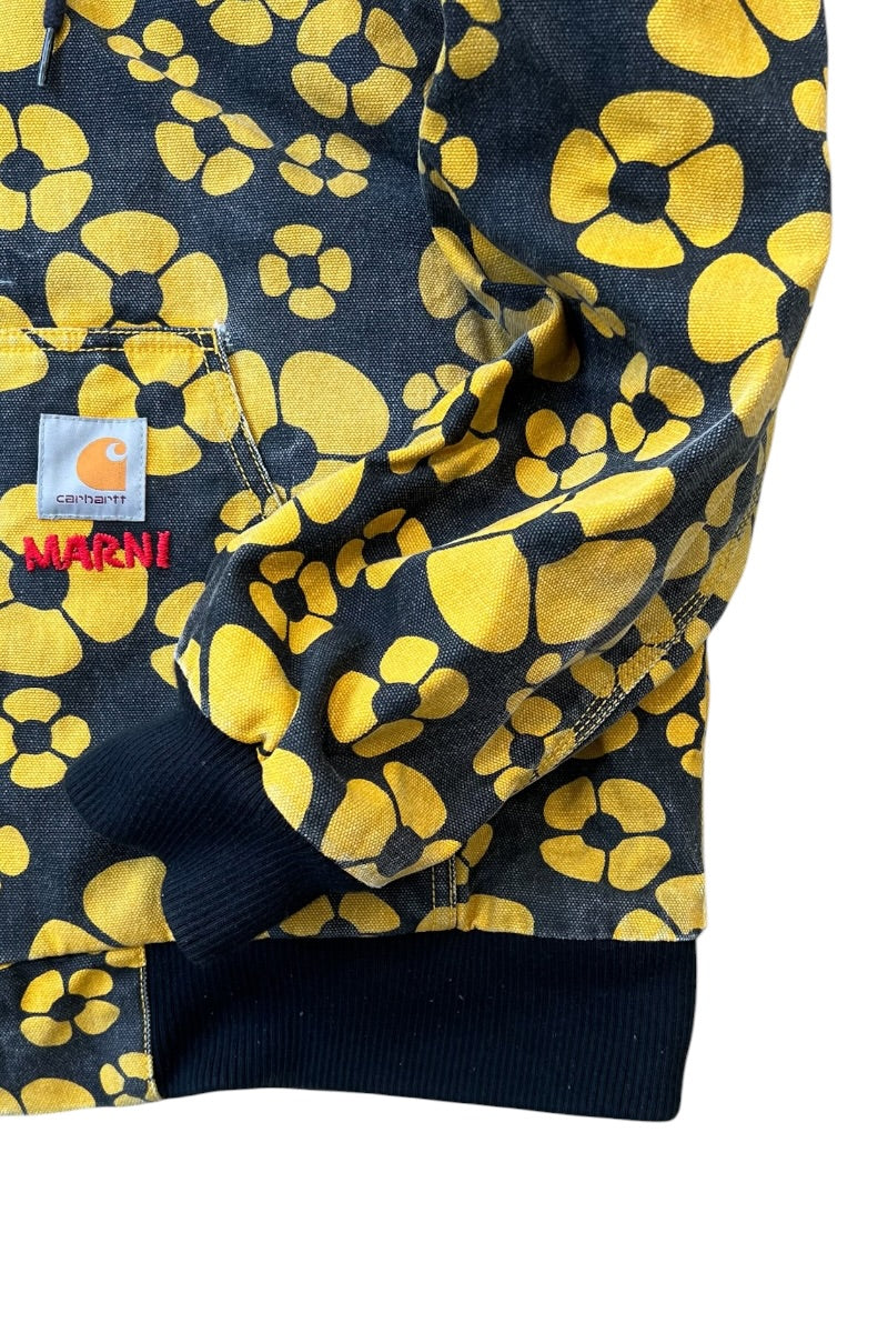 23SS FLORAL ACTIVE JACKET / YELLOW [SIZE: L USED]