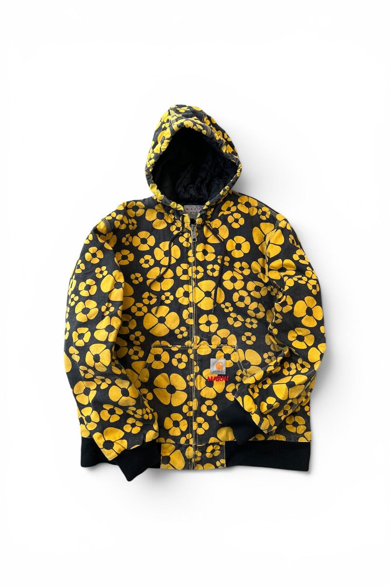 23SS FLORAL ACTIVE JACKET / YELLOW [SIZE: L USED]
