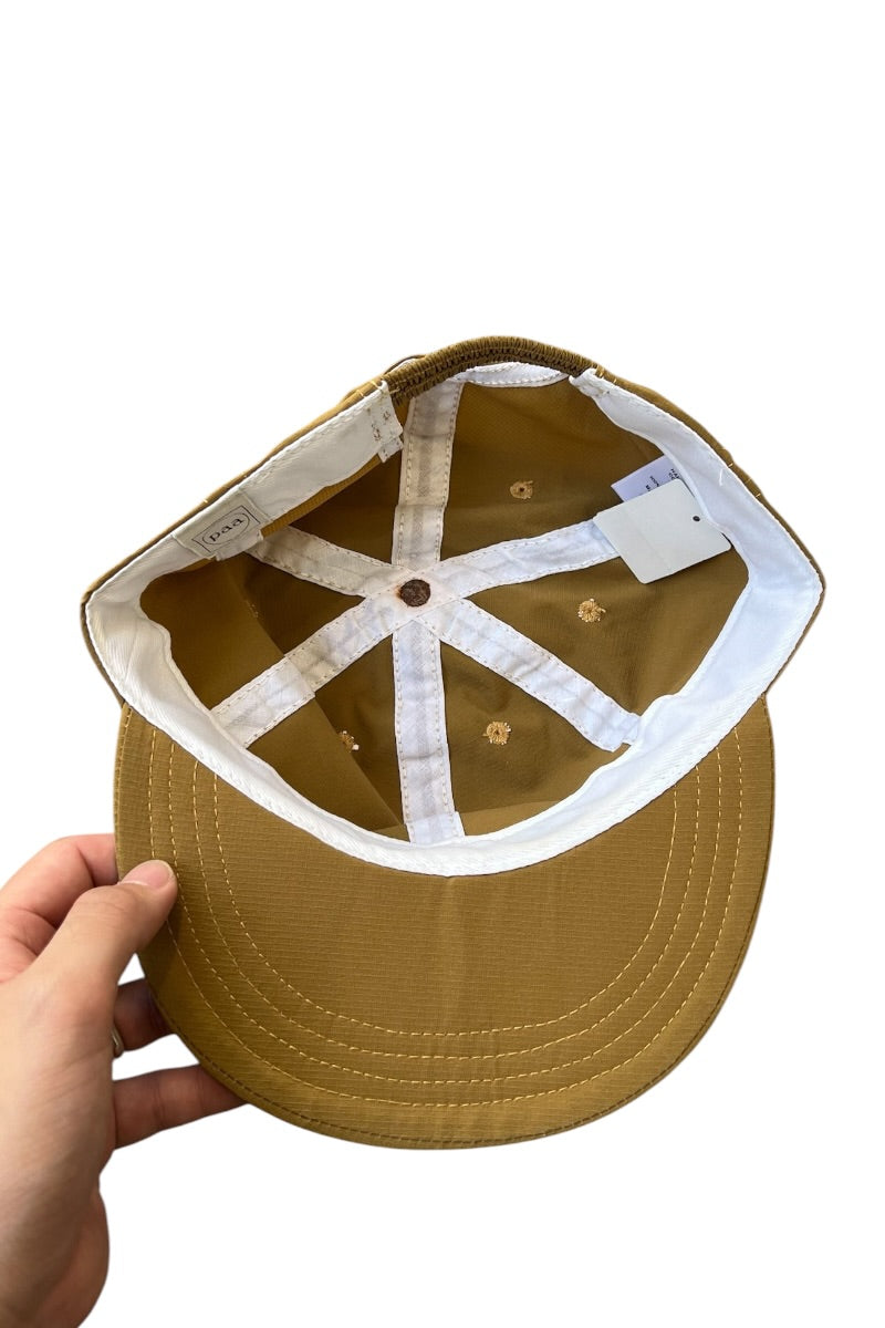 MADE IN USA 6 PANEL CAP / BEIGE [SIZE: ONE SIZE USED]