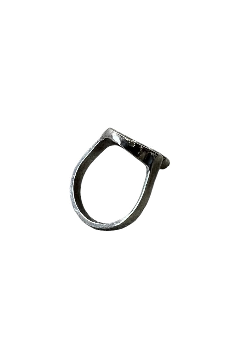 925 SILVER RING / SILVER [SIZE: 11号相当 USED]
