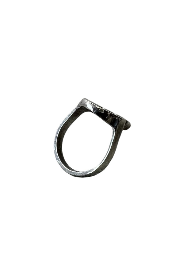 925 SILVER RING / SILVER [SIZE: 11号相当 USED]