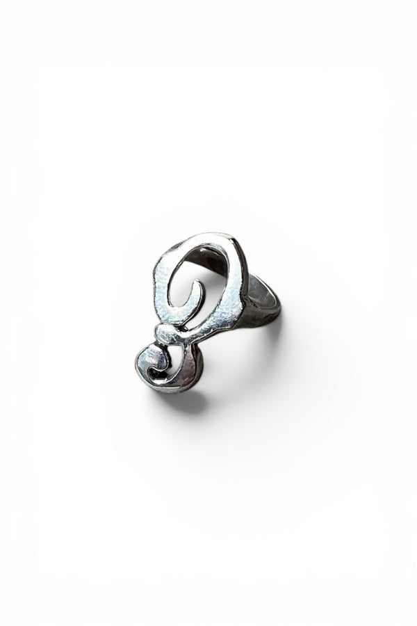 925 SILVER RING / SILVER [SIZE: 11号相当 USED]