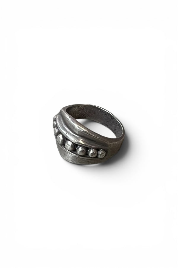925 SILVER RING / SILVER [SIZE: 19号相当 USED]