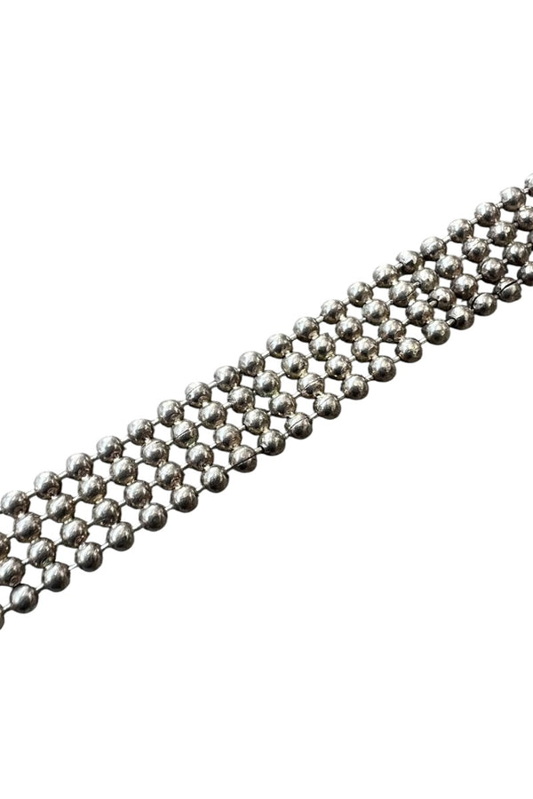 MADE IN ITALY 925 VINTAGE SILVER BRACELET / SILVER [SIZE: ONE SIZE USED]