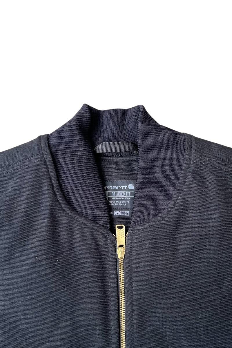 MADE IN MEXICO DUCK VEST W/QUILTING LINER USA企画品 / BLACK [SIZE: L USED]