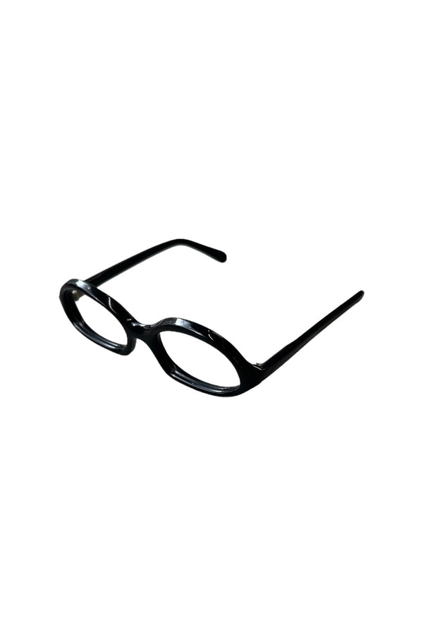 60'S FRENCH VINTAGE GLASSES / BLACK [SIZE: ONE SIZE USED]