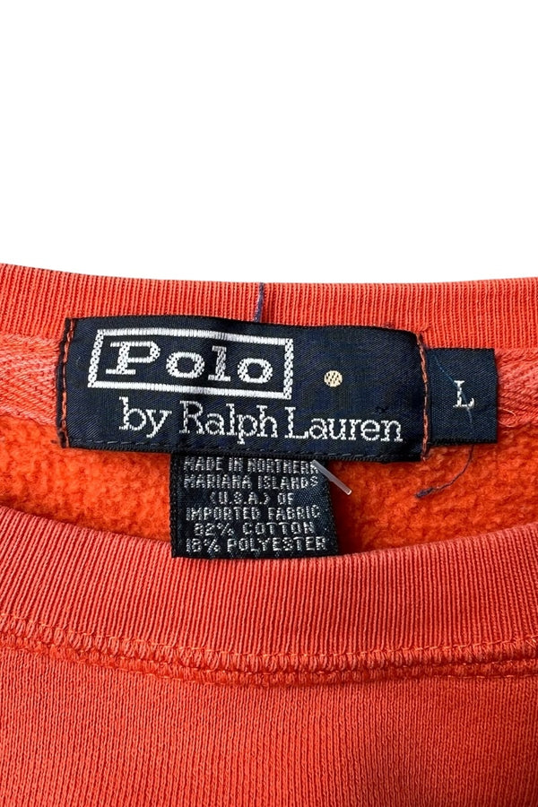 90'S LOGO SWEATSHIRT / ORANGE [SIZE: L USED]