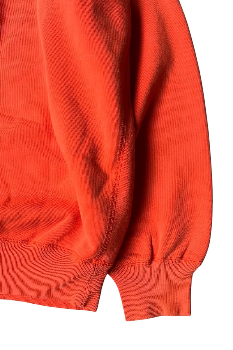 90'S RAGLAN SWEATSHIRT / ORANGE [SIZE: L USED]