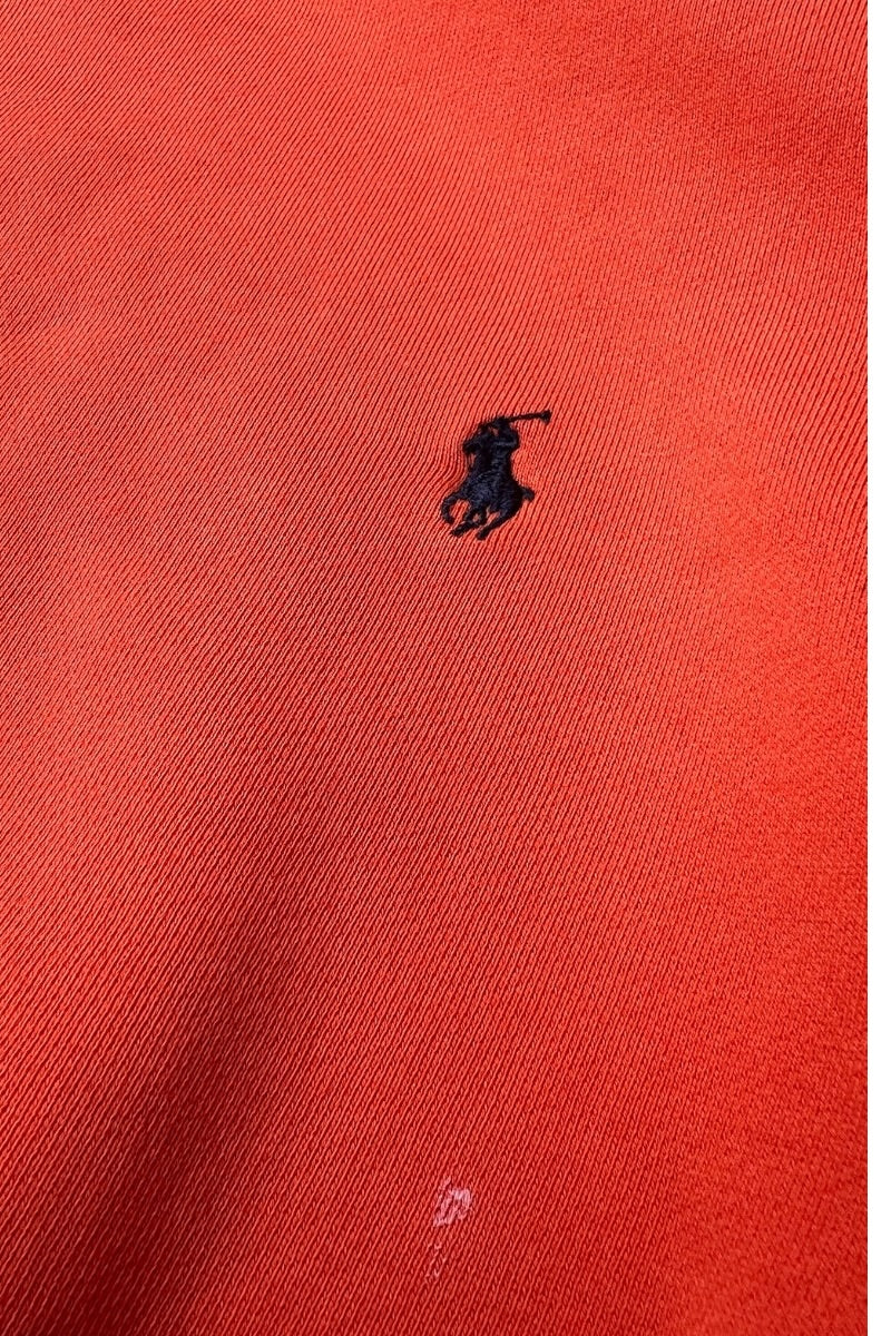 90'S RAGLAN SWEATSHIRT / ORANGE [SIZE: L USED]