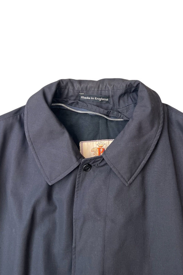 MADE IN ENGLAND 90'S BALMACAAN COAT / BLACK [SIZE: L USED]