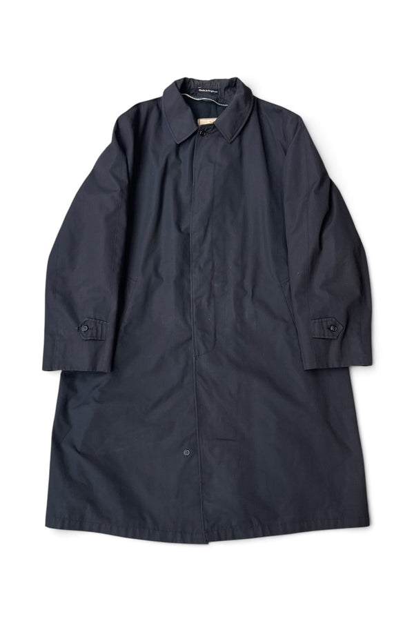 MADE IN ENGLAND 90'S BALMACAAN COAT / BLACK [SIZE: L USED]