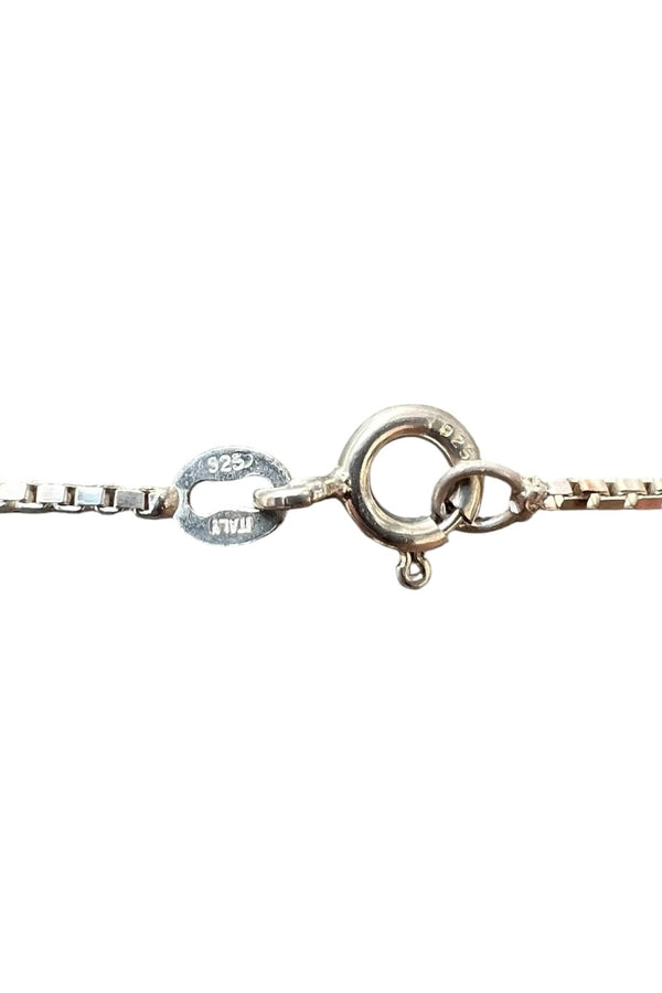 MADE IN ITALY 925 SILVER NECKLACE / SILVER [SIZE: ONE SIZE USED]