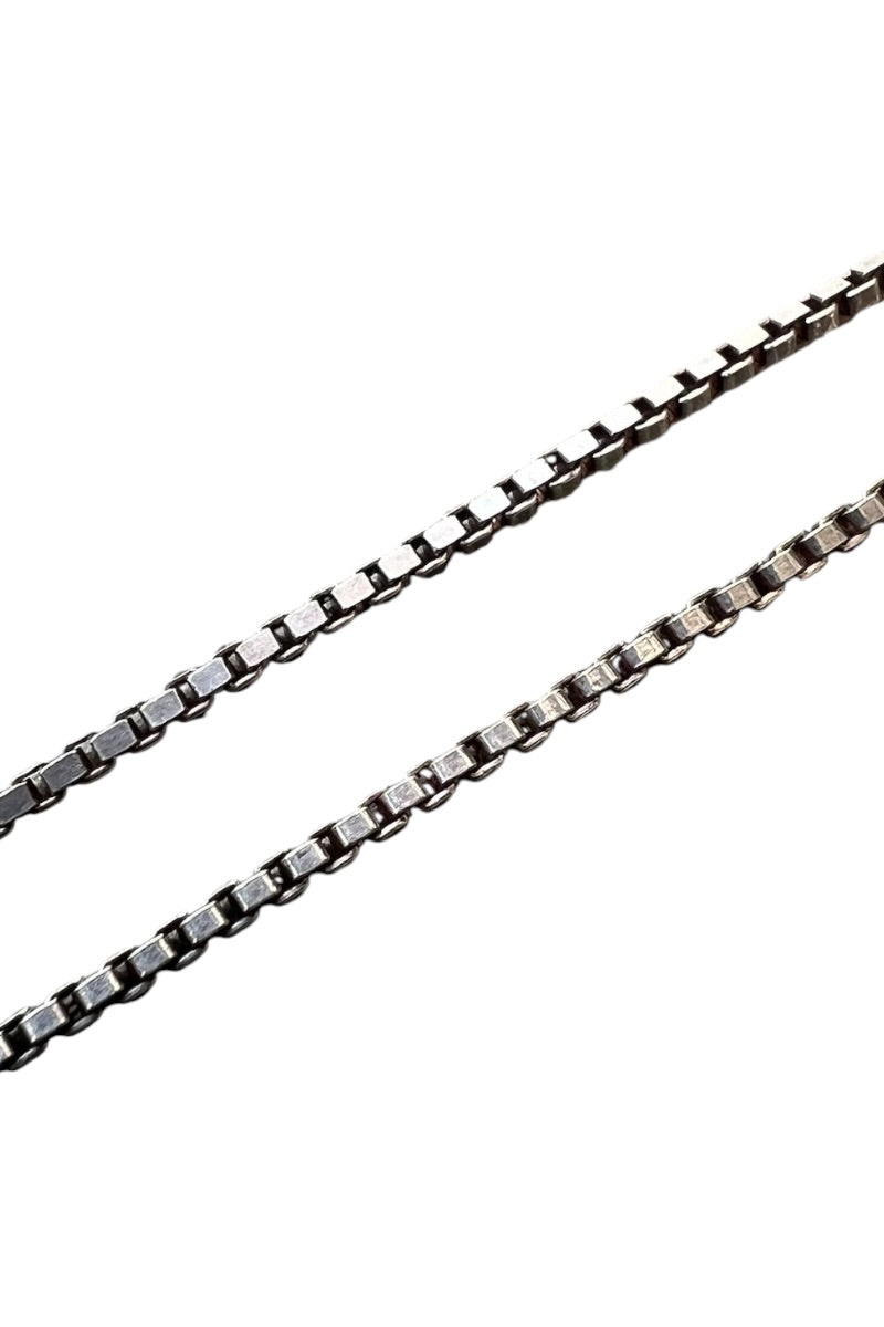 MADE IN ITALY 925 SILVER NECKLACE / SILVER [SIZE: ONE SIZE USED]