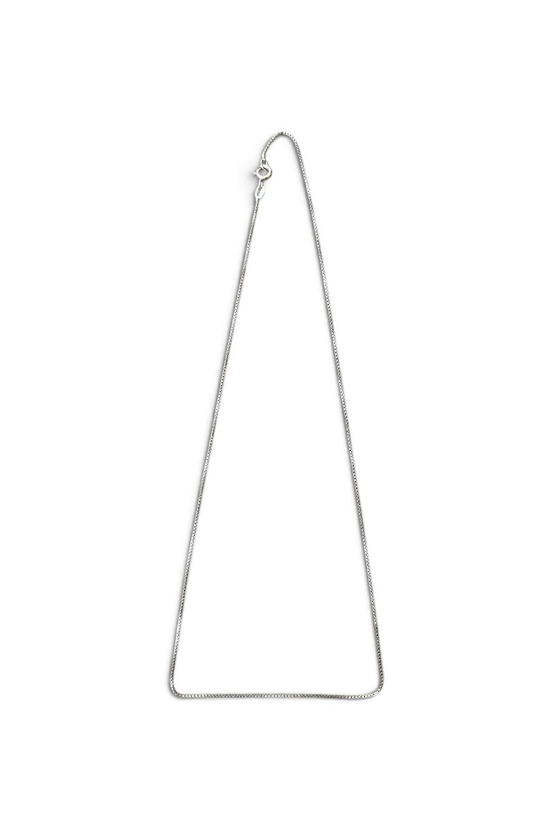 MADE IN ITALY 925 SILVER NECKLACE / SILVER [사이즈: ONE SIZE USED]