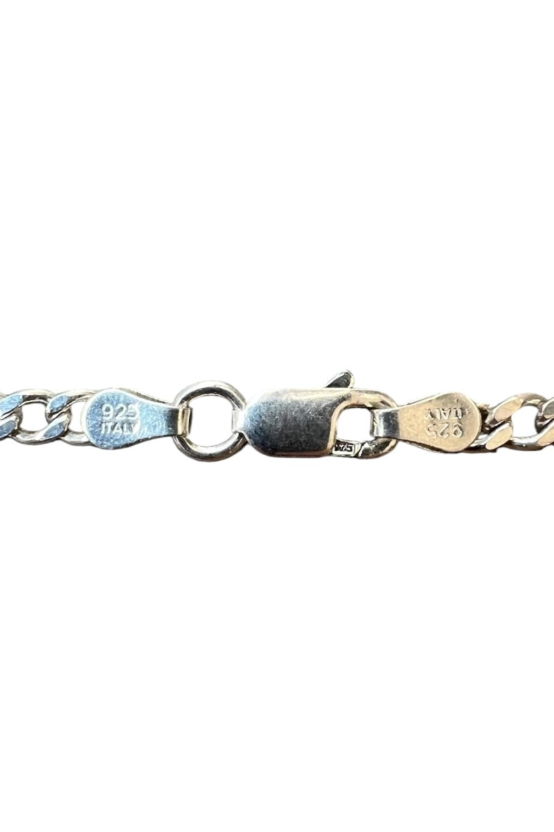 MADE IN ITALY 925 SILVER NECKLACE / SILVER [SIZE: ONE SIZE USED]