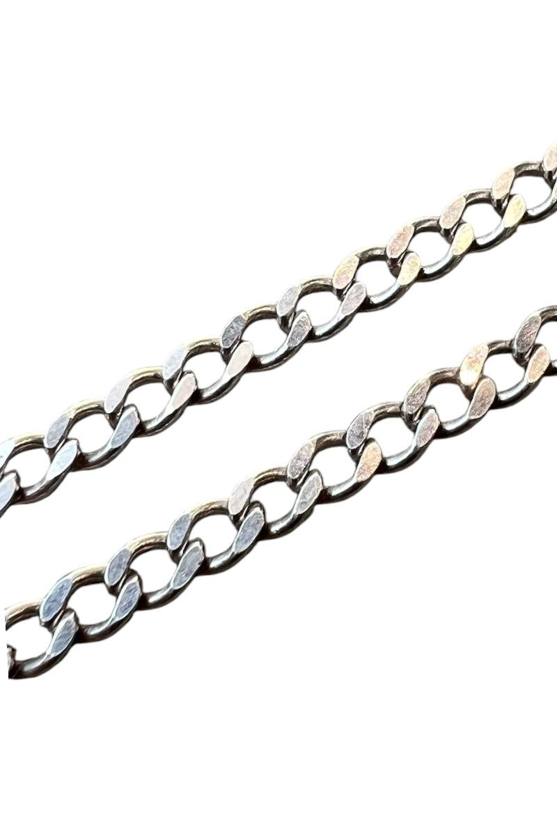 MADE IN ITALY 925 SILVER NECKLACE / SILVER [SIZE: ONE SIZE USED]
