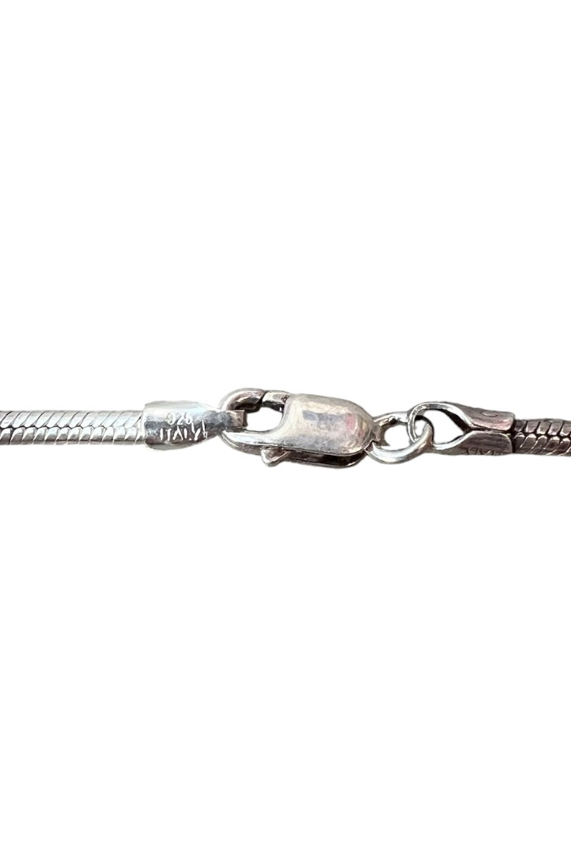 MADE IN ITALY 925 SILVER NECKLACE / SILVER [사이즈: ONE SIZE USED]