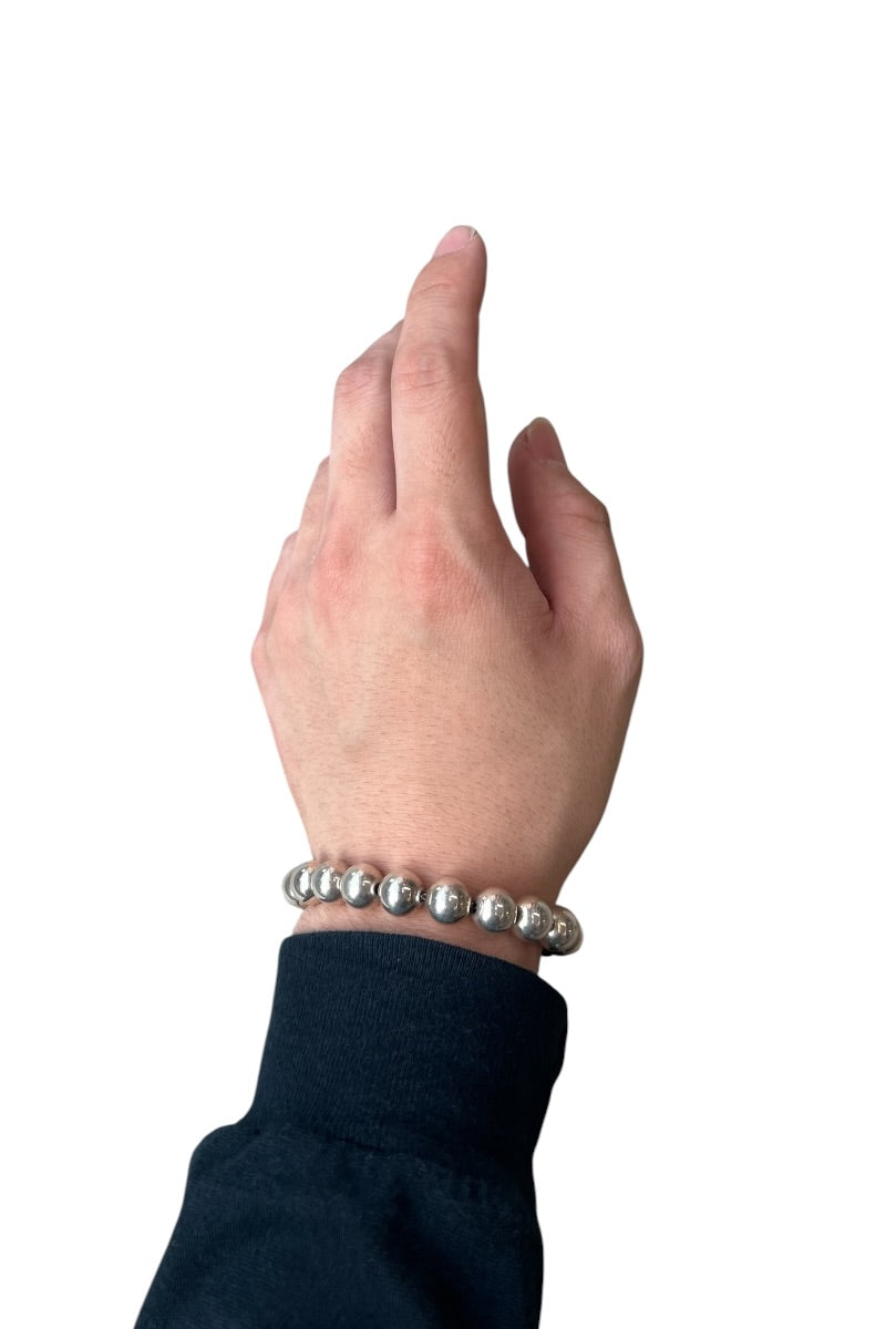 925 SILVER BALL BRACELET / SILVER [SIZE: ONE SIZE USED]