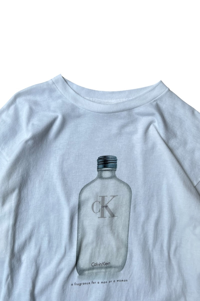 MADE IN USA 90'S T-SHIRT / WHITE [SIZE: XL USED]